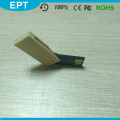 Swivel UDP Emboss Logo Bamboo 32 Go USB Flash Drive